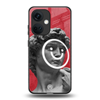 happy michelangelo back phone cover | glass case for oneplus nord ce 3