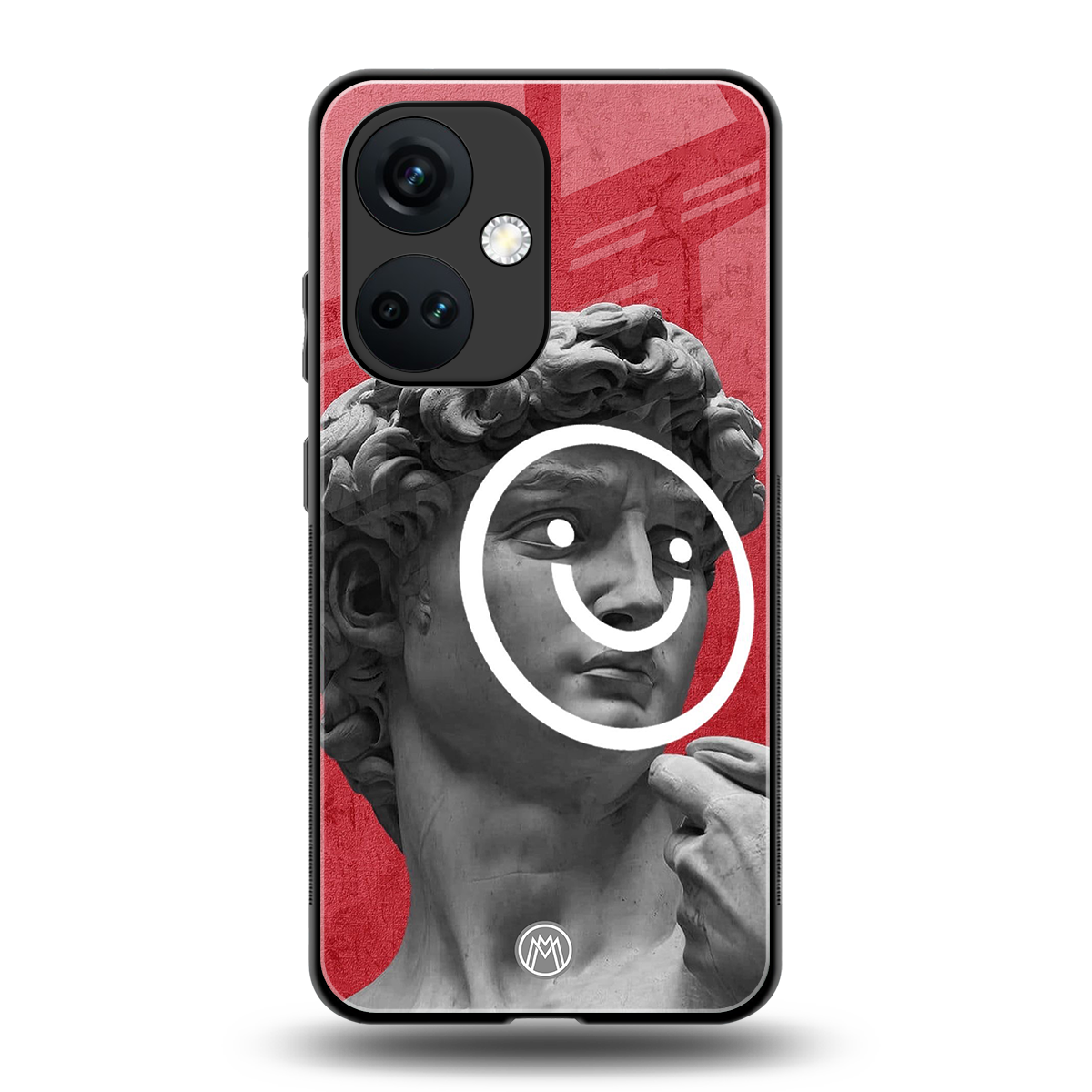 happy michelangelo back phone cover | glass case for oneplus nord ce 3