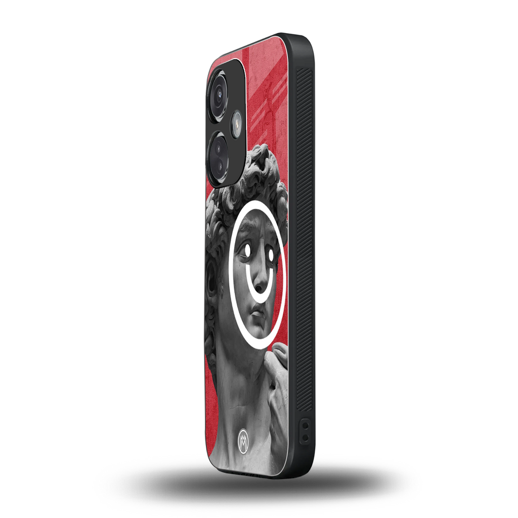happy michelangelo back phone cover | glass case for oneplus nord ce 3