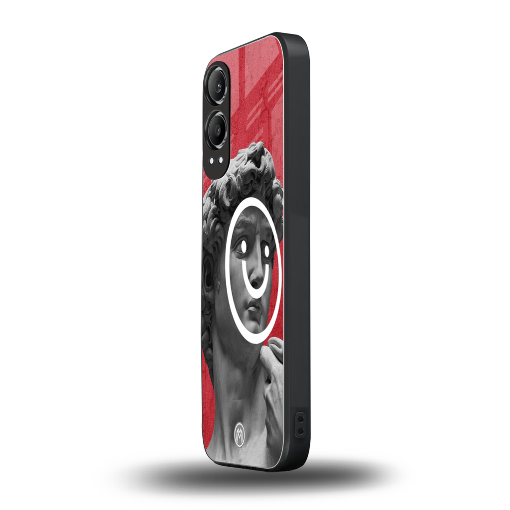 happy michelangelo back phone cover | glass case for oneplus nord ce 4 lite