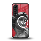 happy michelangelo back phone cover | glass case for oneplus nord ce 4