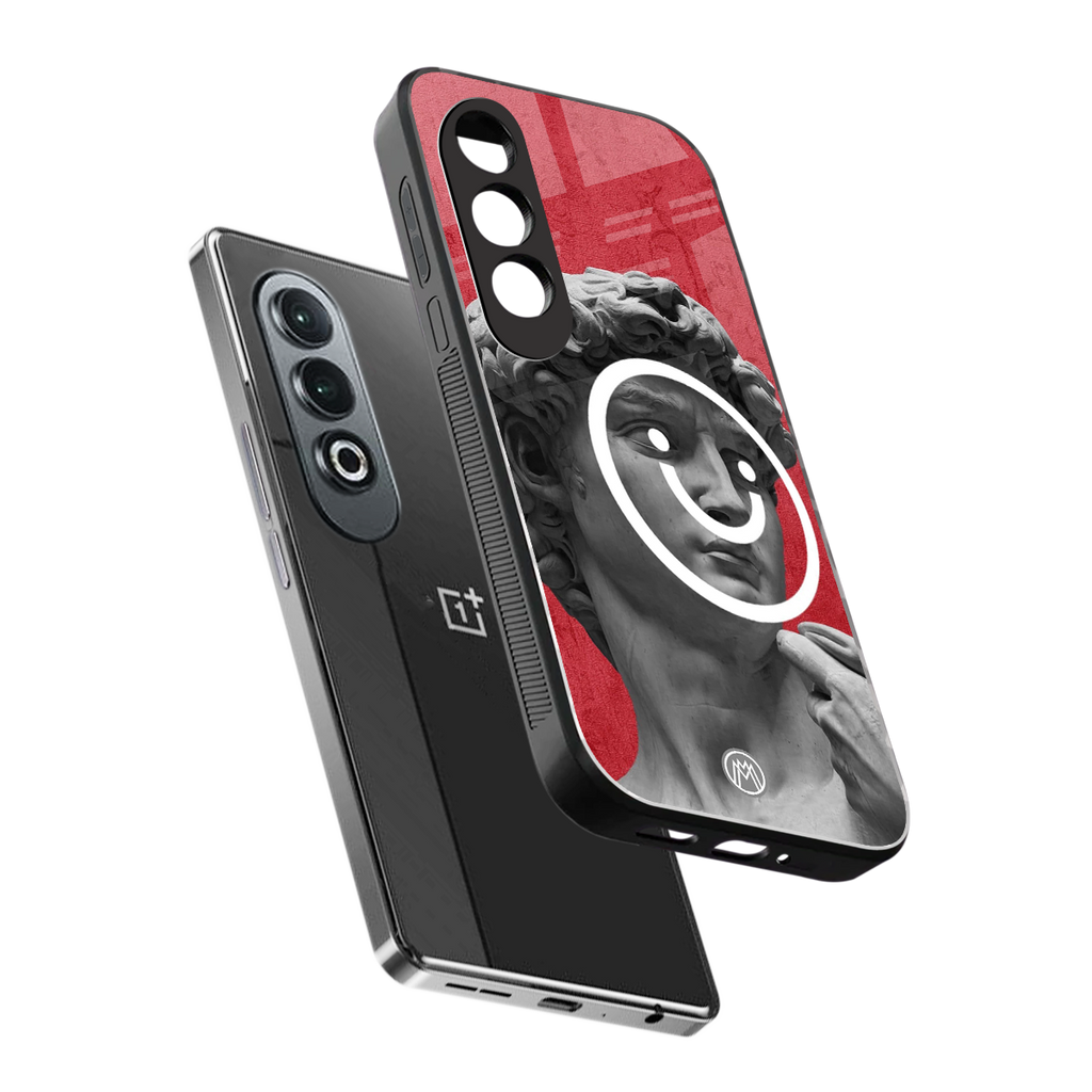happy michelangelo back phone cover | glass case for oneplus nord ce 4
