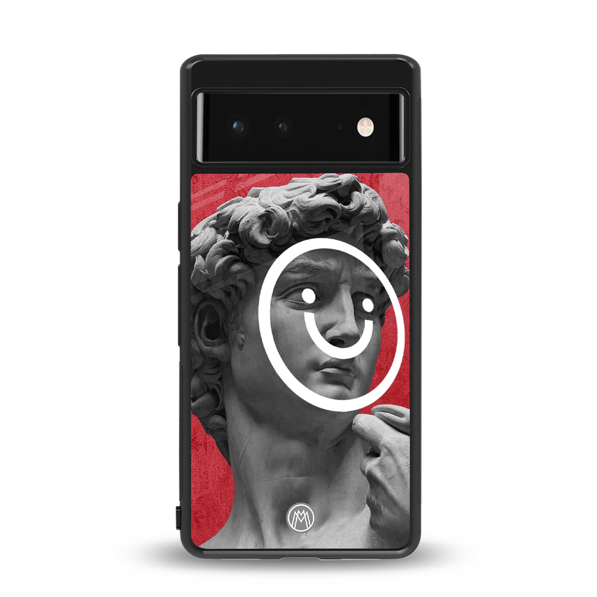 happy michelangelo back phone cover | glass case for Google Pixel 6A