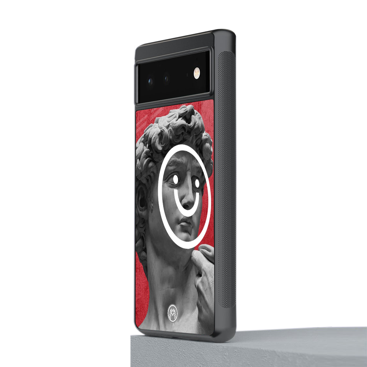 happy michelangelo back phone cover | glass case for google pixel 6