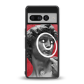 happy michelangelo back phone cover | glass case for google pixel 7 pro