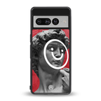 happy michelangelo back phone cover | glass case for google pixel 7 pro