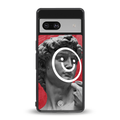 happy michelangelo back phone cover | glass case for Google Pixel 7A