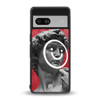 happy michelangelo back phone cover | glass case for Google Pixel 7A