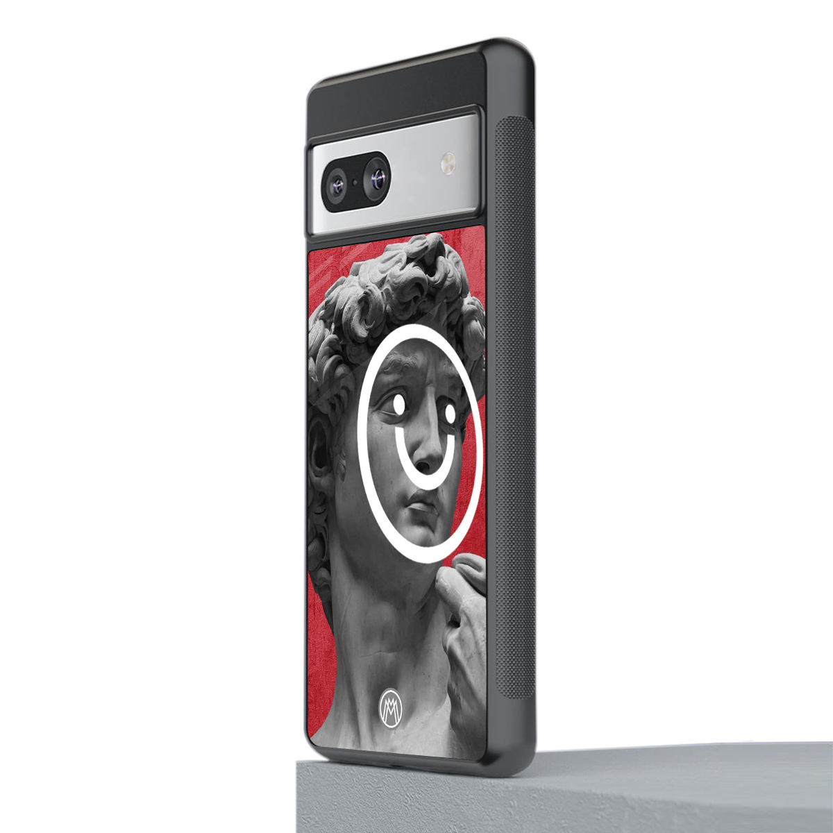 happy michelangelo back phone cover | glass case for Google Pixel 7A