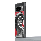 happy michelangelo back phone cover | glass case for google pixel 8 pro