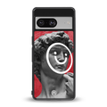 happy michelangelo back phone cover | glass case for Google Pixel 8