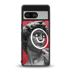 happy michelangelo back phone cover | glass case for Google Pixel 8