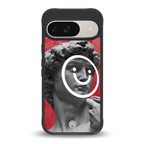 happy michelangelo back phone cover | glass case for google pixel 9