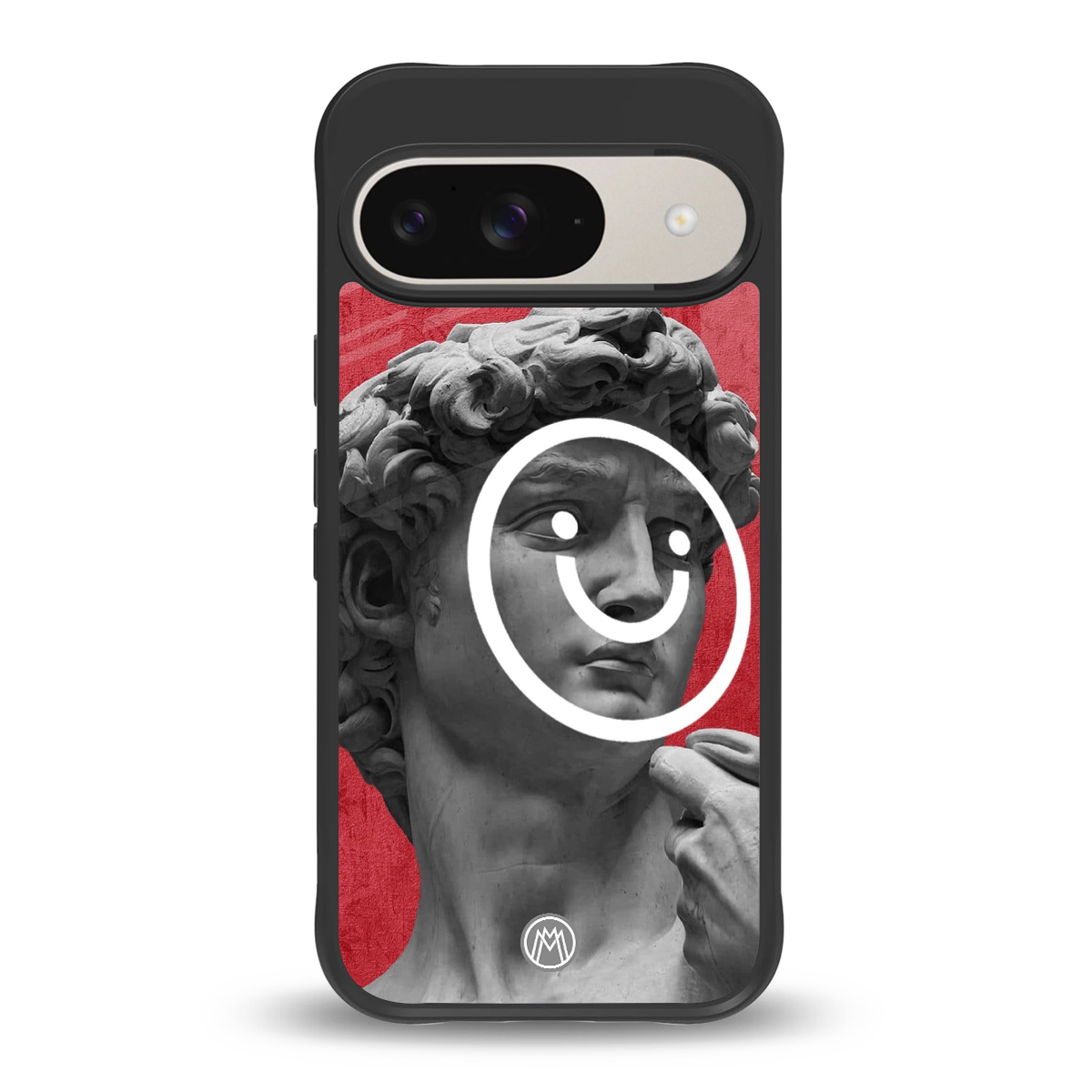 happy michelangelo back phone cover | glass case for google pixel 9