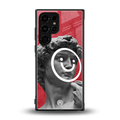 happy michelangelo back phone cover | glass case for samsung galaxy s23 ultra
