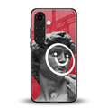 happy michelangelo back phone cover | glass case for samsung galaxy s23 fe