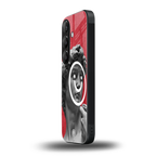 happy michelangelo back phone cover | glass case for samsung galaxy s25 plus