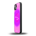 happy mind back phone cover | glass case for iphone 15