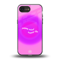 happy mind back phone cover | glass case for iphone 16e
