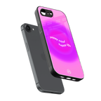 happy mind back phone cover | glass case for iphone 16e