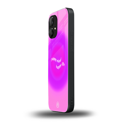 happy mind back phone cover | glass case for nothing phone 1