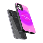 happy mind back phone cover | glass case for nothing phone 2