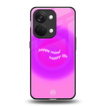 happy mind back phone cover | glass case for oneplus nord 3