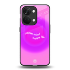 happy mind back phone cover | glass case for oneplus nord 3