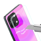 happy mind back phone cover | glass case for oneplus nord 3