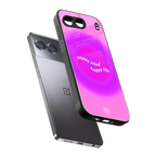 happy mind back phone cover | glass case for oneplus nord 4