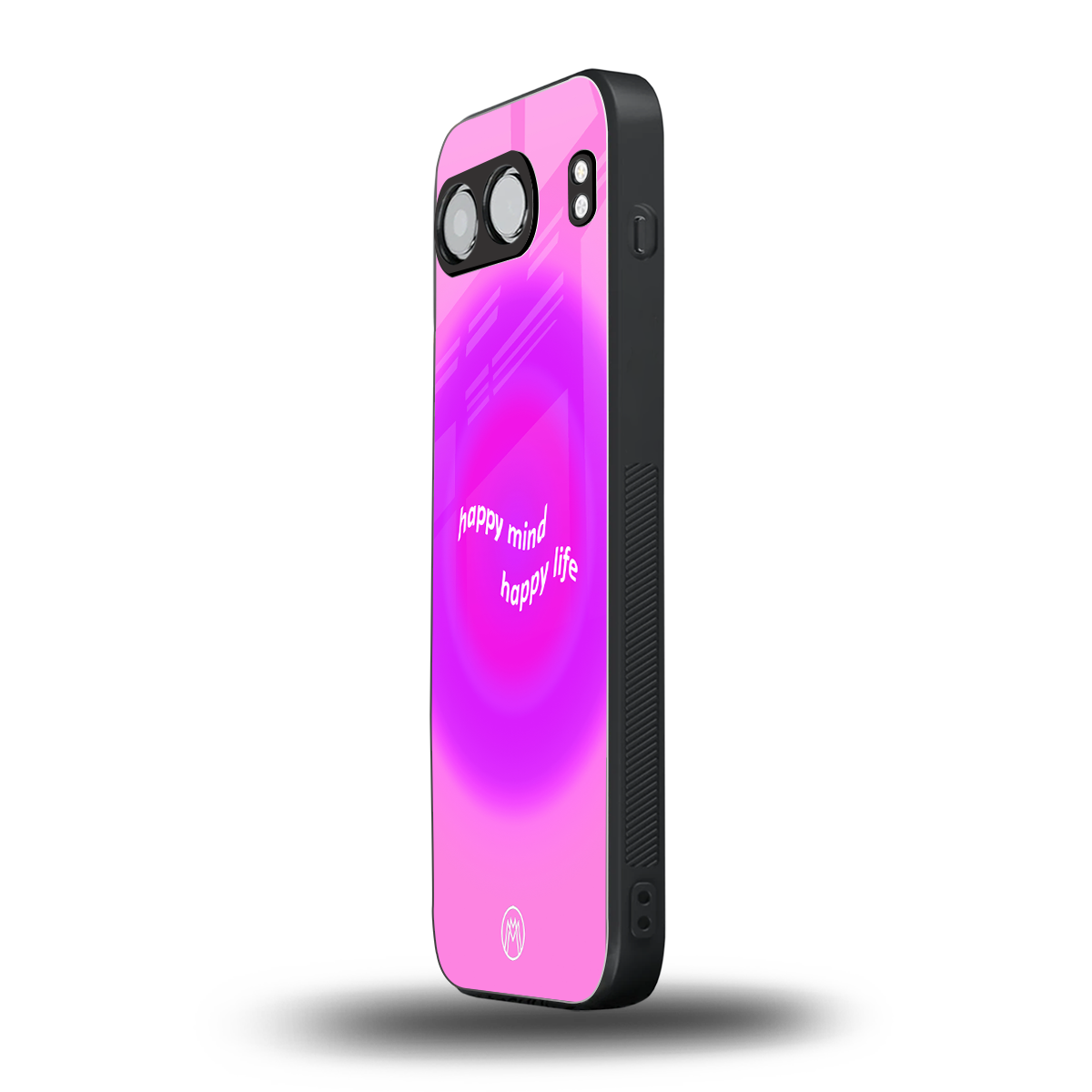 happy mind back phone cover | glass case for oneplus nord 4