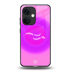 happy mind back phone cover | glass case for oneplus nord ce 3