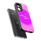 happy mind back phone cover | glass case for oneplus nord ce 3