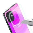 happy mind back phone cover | glass case for oneplus nord ce 3