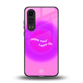 happy mind back phone cover | glass case for oneplus nord ce 4 lite