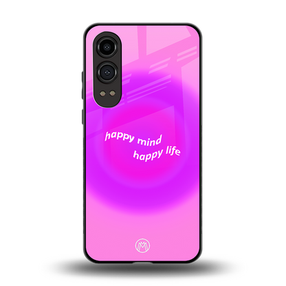 happy mind back phone cover | glass case for oneplus nord ce 4 lite