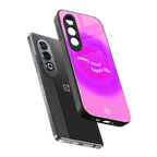 happy mind back phone cover | glass case for oneplus nord ce 4