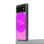 happy mind back phone cover | glass case for google pixel 6