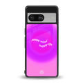 happy mind back phone cover | glass case for Google Pixel 8