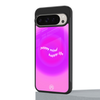 happy mind back phone cover | glass case for google pixel 9 pro