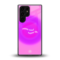 happy mind back phone cover | glass case for samsung galaxy s25 ultra