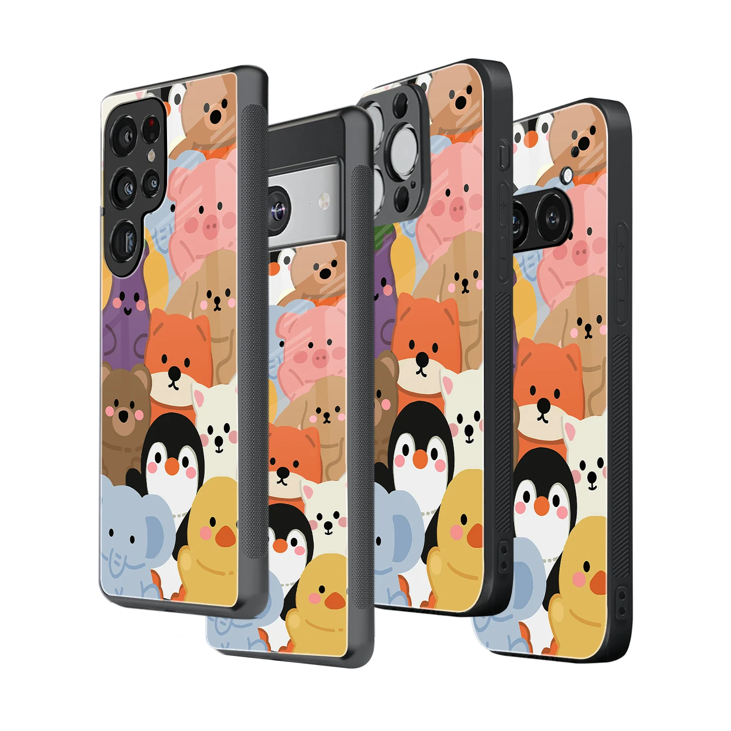 Stylish Glass Back Case for All Smartphones iPhone, Samsung, OnePlus, Pixel, Redmi, Oppo, Vivo, Motorola