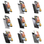 Durable Glass Back Mobile Case for iPhone, Samsung, OnePlus, Google Pixel, Redmi, Vivo, Oppo