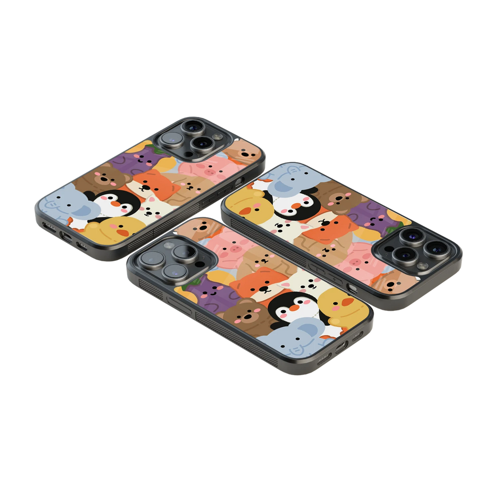 Luxury Glass Back Mobile Cover for iPhone, Samsung Galaxy, OnePlus, Pixel, Redmi & More