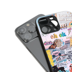 happy sunshine aesthetic collage back phone cover | glass case for iphone 14 pro max