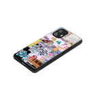 happy sunshine aesthetic collage back phone cover | glass case for nothing phone 2