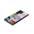 happy sunshine aesthetic collage back phone cover | glass case for samsung galaxy s23 ultra