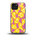 happy trip back phone cover | glass case for iphone 13 mini
