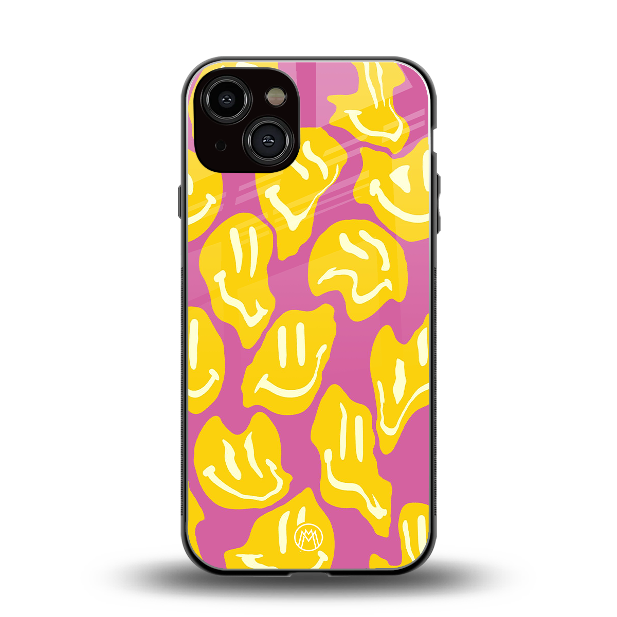 happy trip back phone cover | glass case for iphone 13