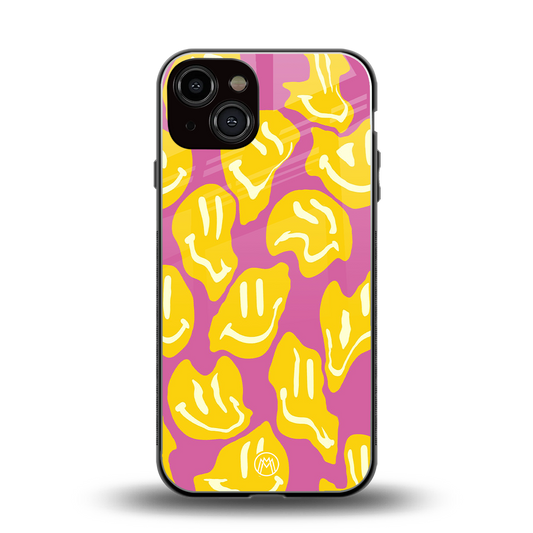 happy trip back phone cover | glass case for iphone 13